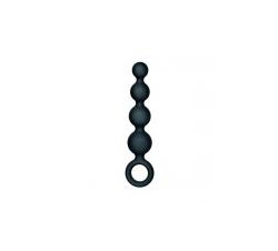 Coco Licious Silicone Booty Beads Black 4.5 Inch